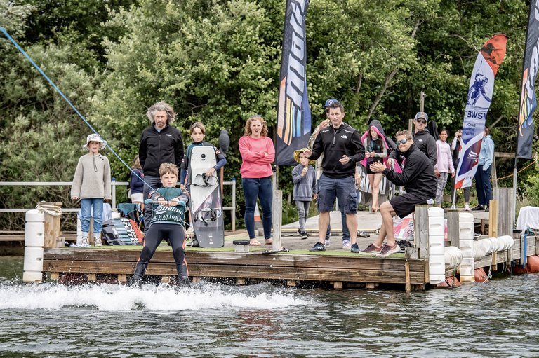 Charlie Lloyd at the 2022 Malibu Boats UK Wakeboard And Wakesurf Nationals